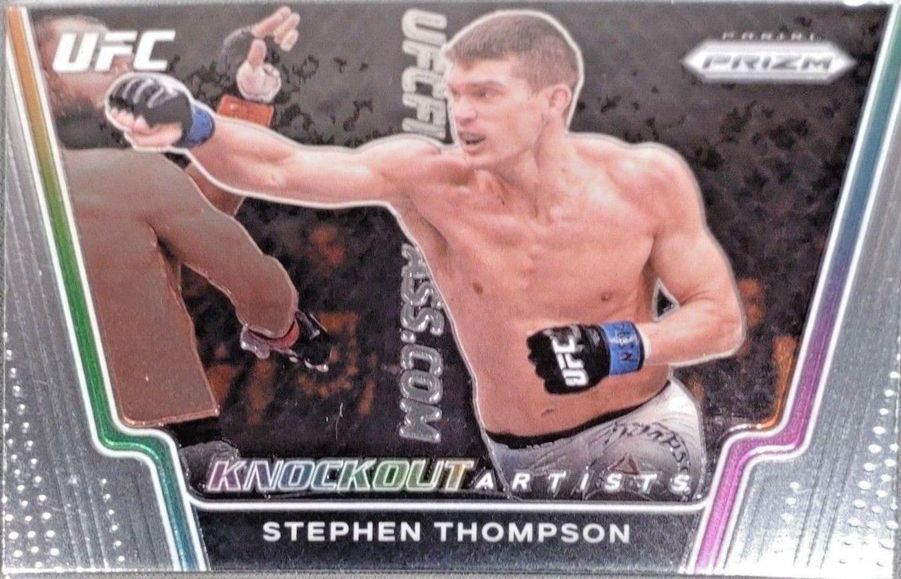 Stephen Thompson #20 Ufc Cards 2021 Panini Prizm UFC Knockout Artists