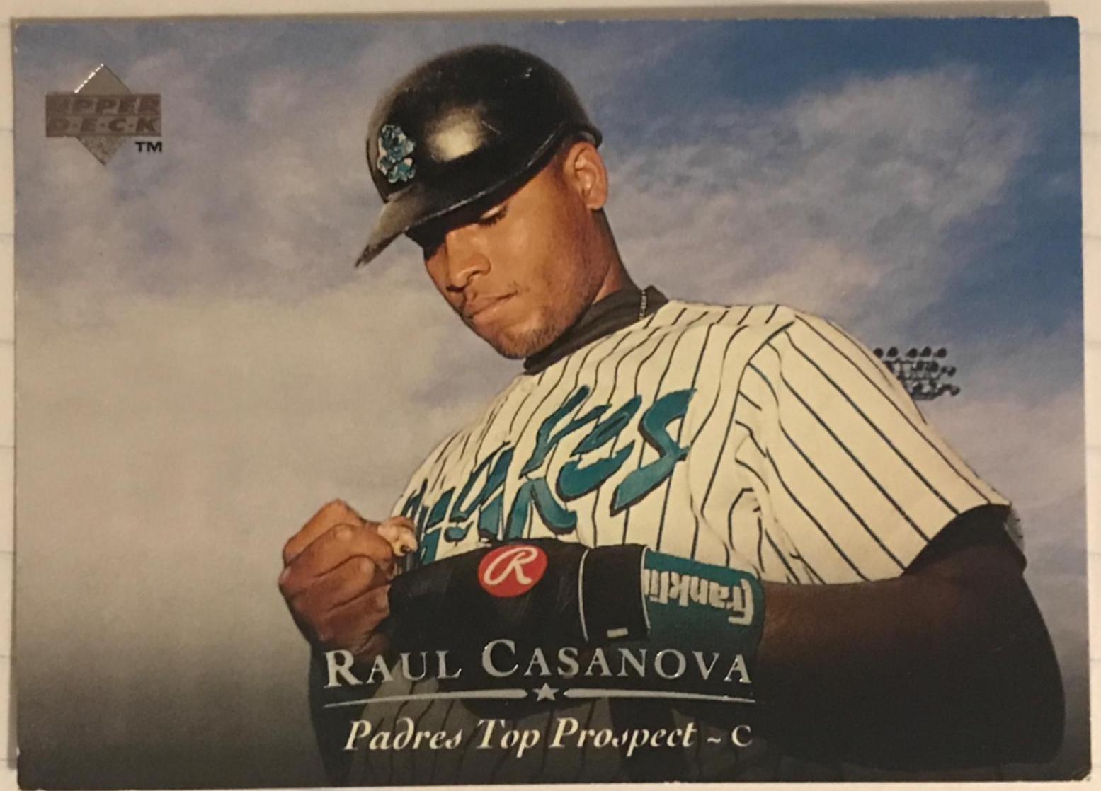Raul Casanova #20 Baseball Cards 1994 Upper Deck Top Prospects