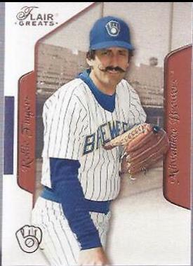 Rollie Fingers #42 Baseball Cards 2003 Flair Greats