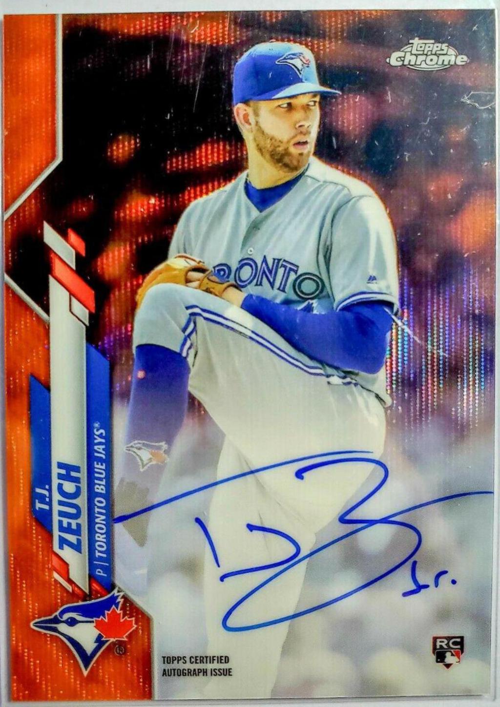 T.J. Zeuch [Orange Wave Refractor] #RA-TZ