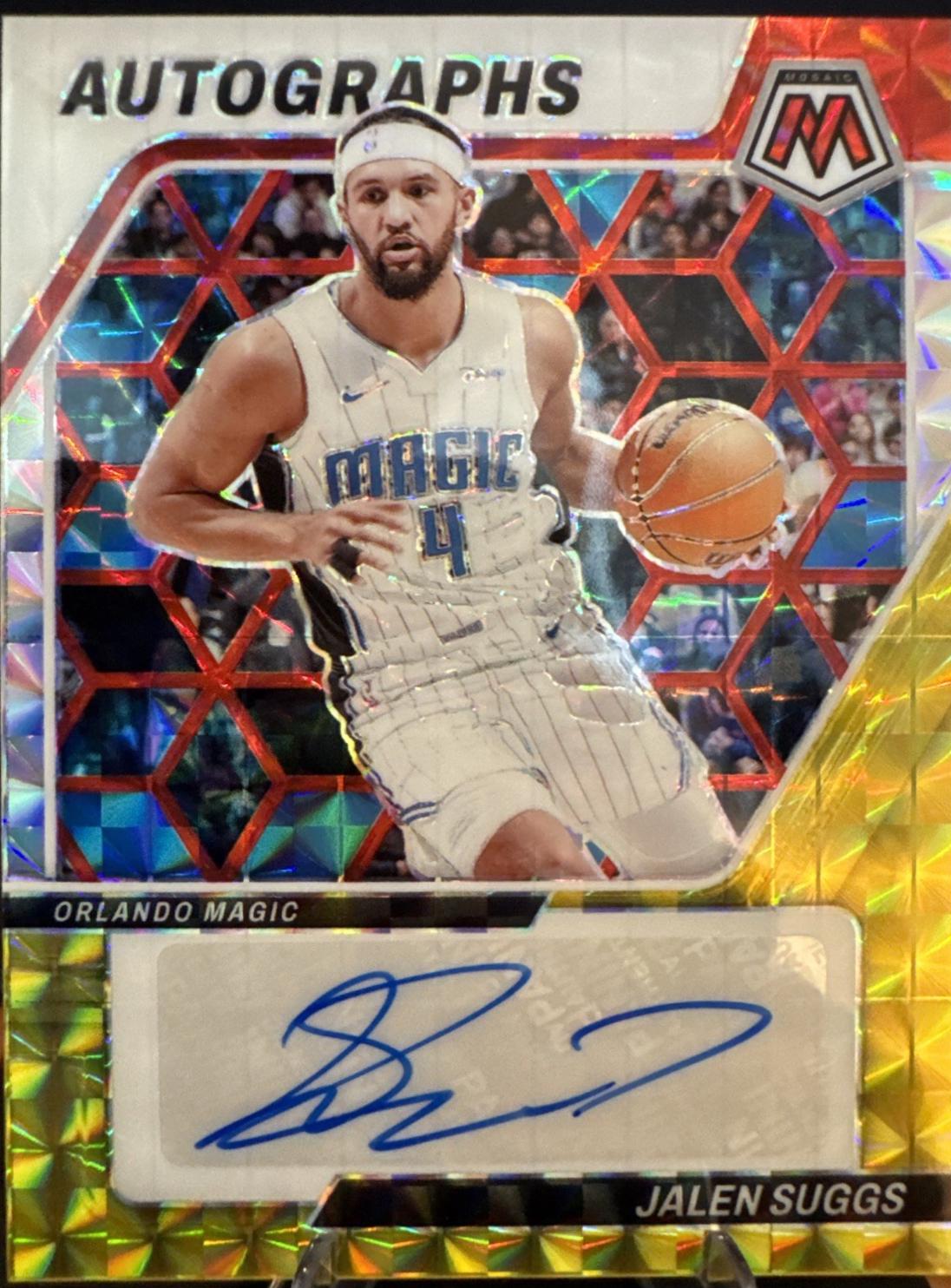 Jalen Suggs #AM-SUG 2023 Panini Mosaic Autographs Basketball