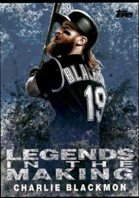 Charlie Blackmon #9 Baseball Cards 2018 Topps Legends in the Making