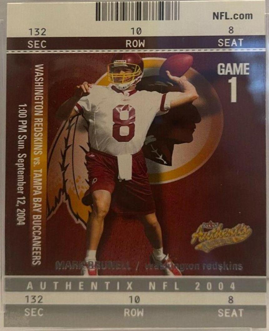 Mark Brunell #72 2004 Fleer Authentix Football