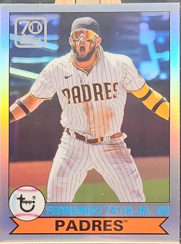 Fernando Tatis Jr. #70YTC-29 Baseball Cards 2021 Topps Chrome 70 Years of Baseball
