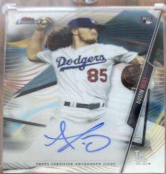 Dustin May #FA-DM 2020 Topps Finest Autographs Baseball