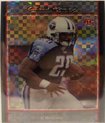 Chris Henry #BC72 2007 Bowman Chrome Football