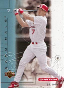 J.D. Drew #37 Baseball Cards 2002 Upper Deck Ovation