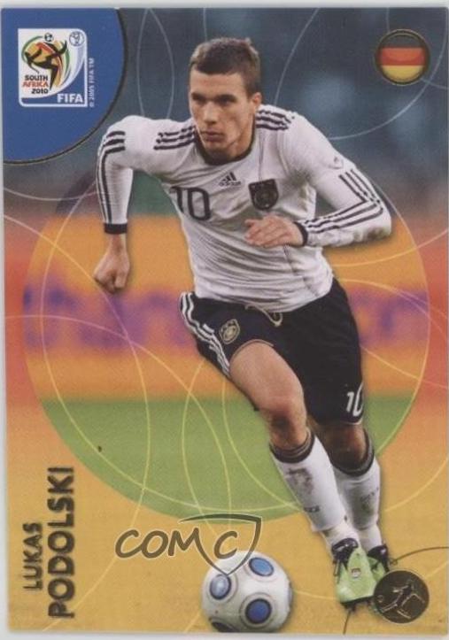 Lukas Podolski #80 2010 Panini World Cup South Africa Soccer