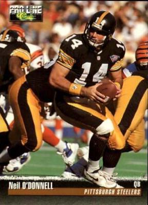 Neil O'Donnell #25 Football Cards 1995 Pro Line