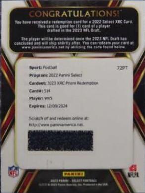 Jonathan Mingo #514 2022 Panini Select Football