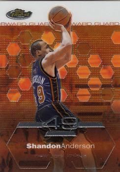 Shandon Anderson #67 Basketball Cards 2002 Finest