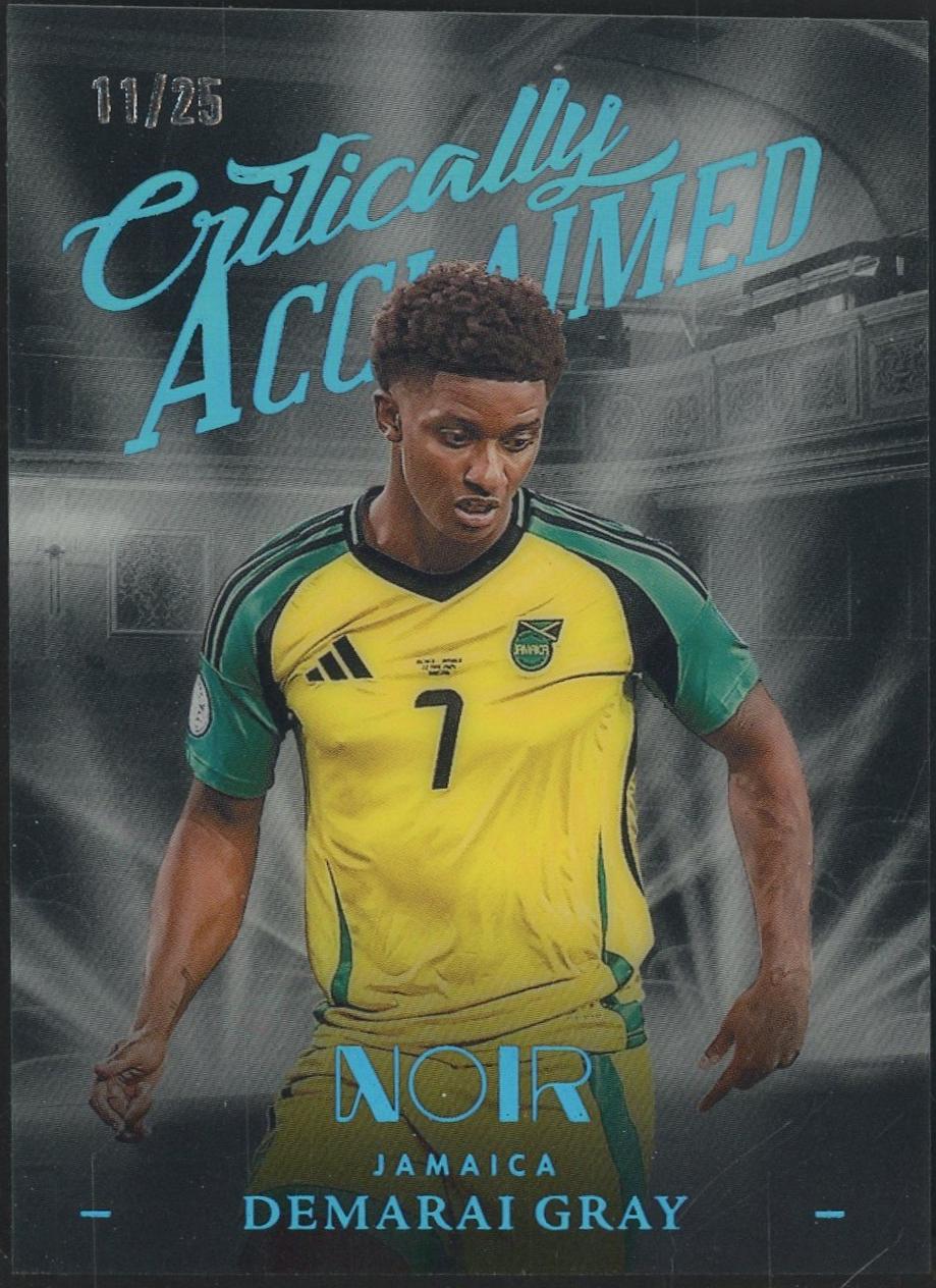 Demarai Gray #2 2024 Panini Noir Critically Acclaimed Soccer