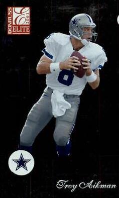 Troy Aikman #24 2001 Panini Donruss Elite Football