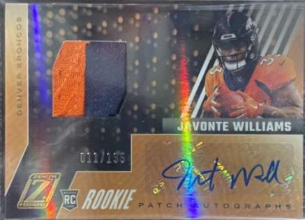 Javonte Williams [Patch Autograph] #105