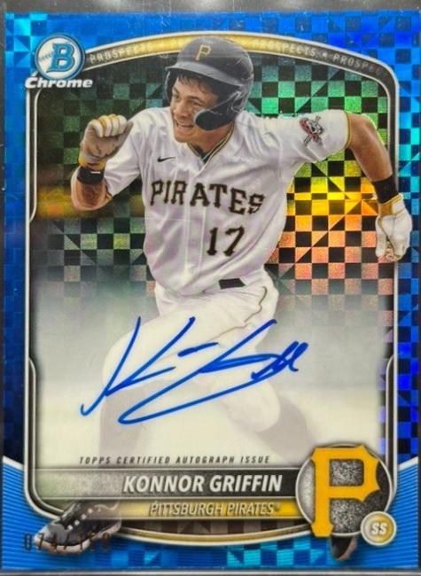 Konnor Griffin [Blue X-Fractor] #CPA-KG