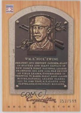 Buck Ewing #31 Baseball Cards 2012 Panini Cooperstown Bronze History