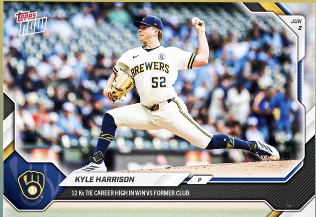 Kyle Harrison #281 2026 Topps Now Baseball