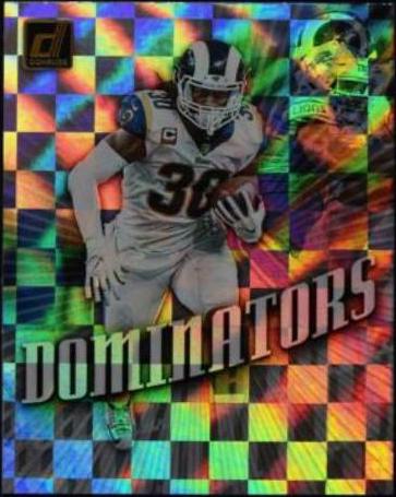 Todd Gurley II #DOM 28 Football Cards 2019 Donruss Dominators
