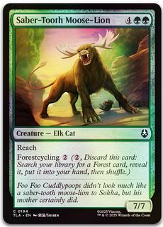 Saber-Tooth Moose-Lion