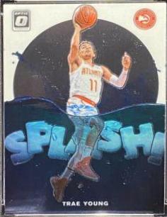 Trae Young #2 Basketball Cards 2019 Panini Donruss Optic Splash