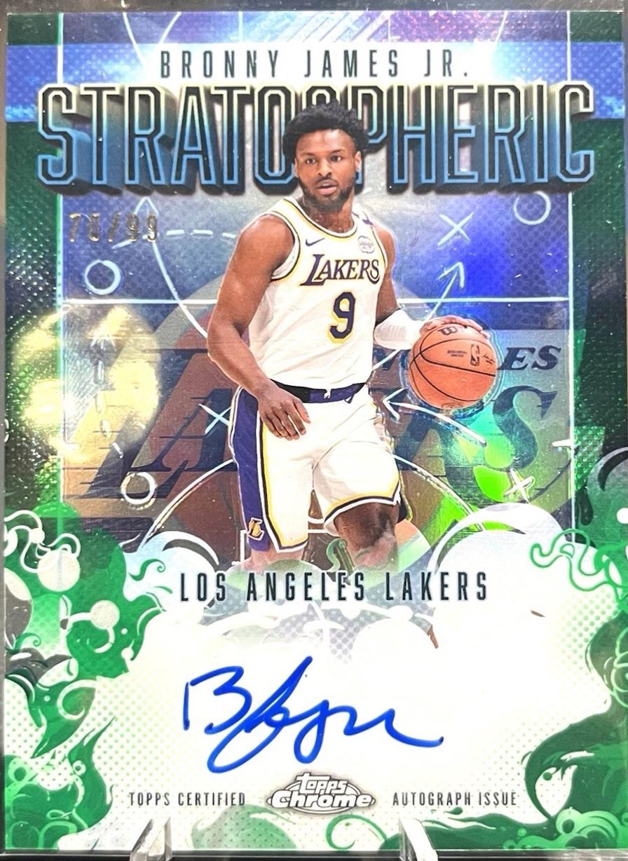 Bronny James Jr. [Refractor Green] #SM-BJJ