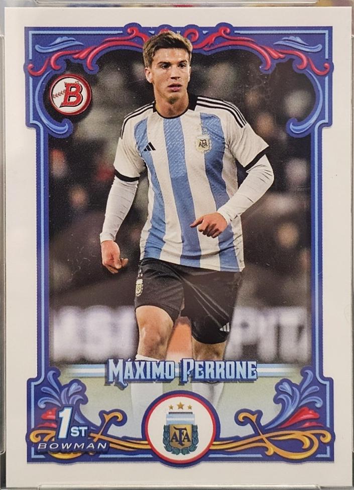 Maximo Perrone #38 2023 Topps Argentina Fileteado Soccer