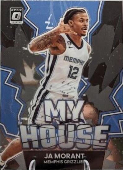 Ja Morant #18 Basketball Cards 2022 Panini Donruss Optic My House