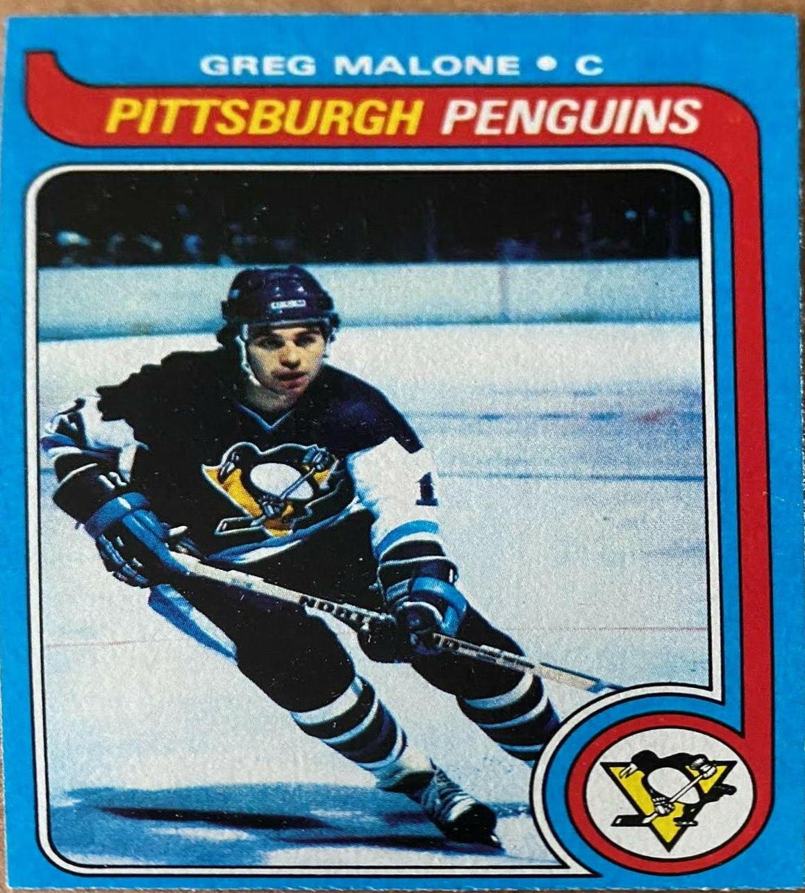 Greg Malone #9 Hockey Cards 1979 Topps