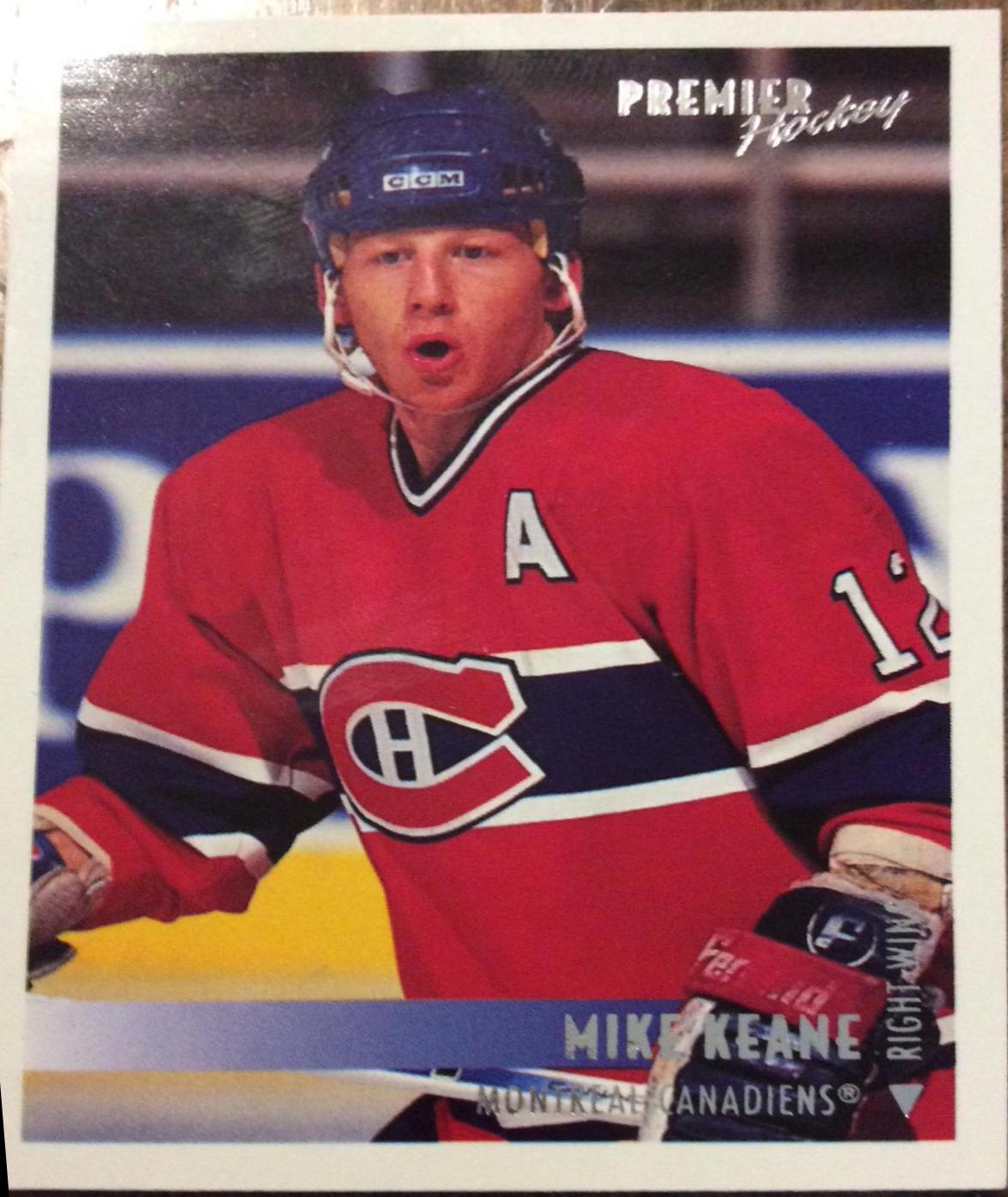Mike Keane #497 Hockey Cards 1994 Topps OPC Premier