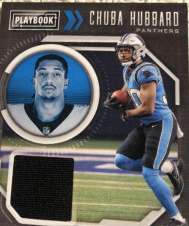 Chuba Hubbard #NXT-CHU Football Cards 2021 Panini Playbook Next Up