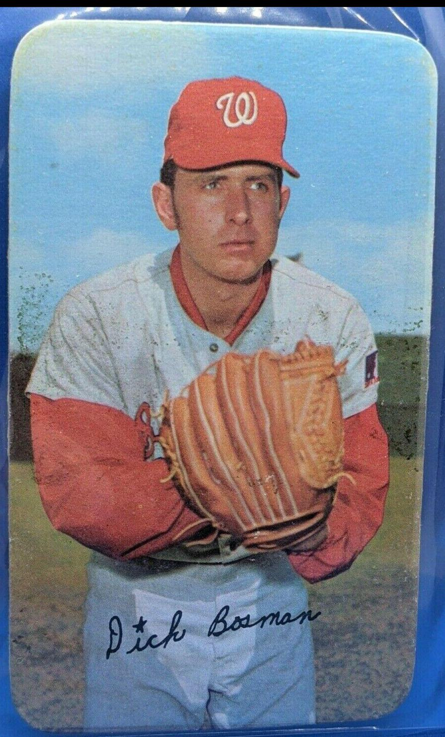 Dick Bosman #7 Baseball Cards 1971 Topps Super