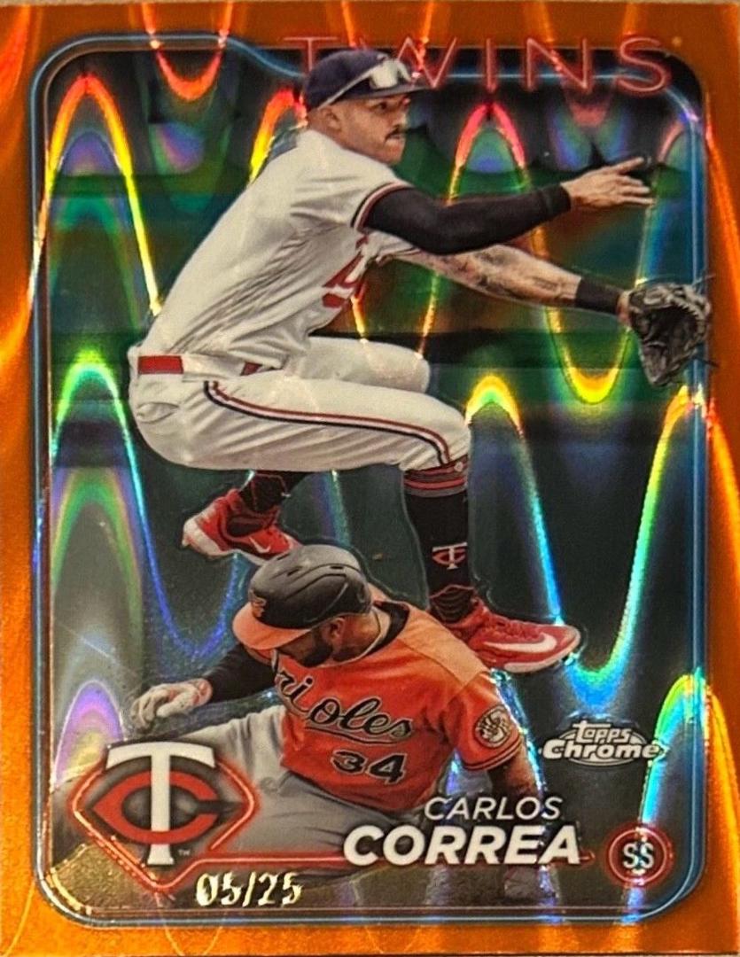 Carlos Correa [RayWave Orange Refractor] #156