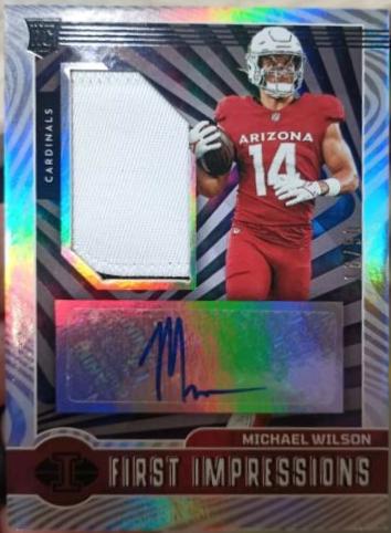 Michael Wilson #126 2023 Panini Illusions Football