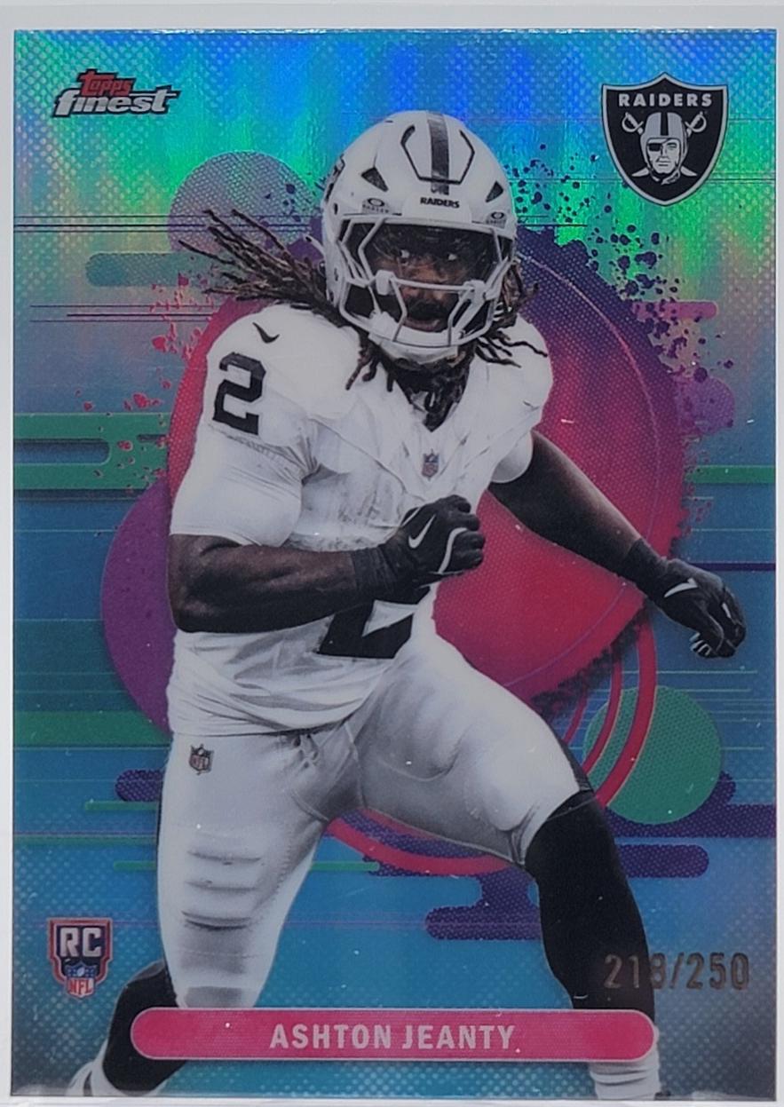 Ashton Jeanty [Sky Blue Refractor] #108