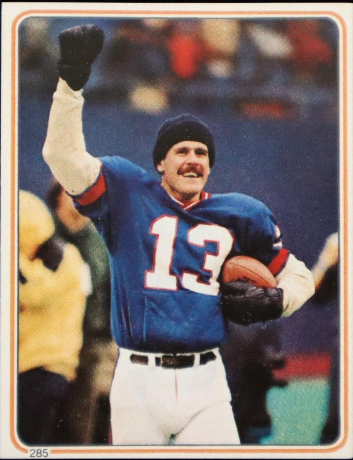 Dave Jennings #285 1983 Topps Stickers Football