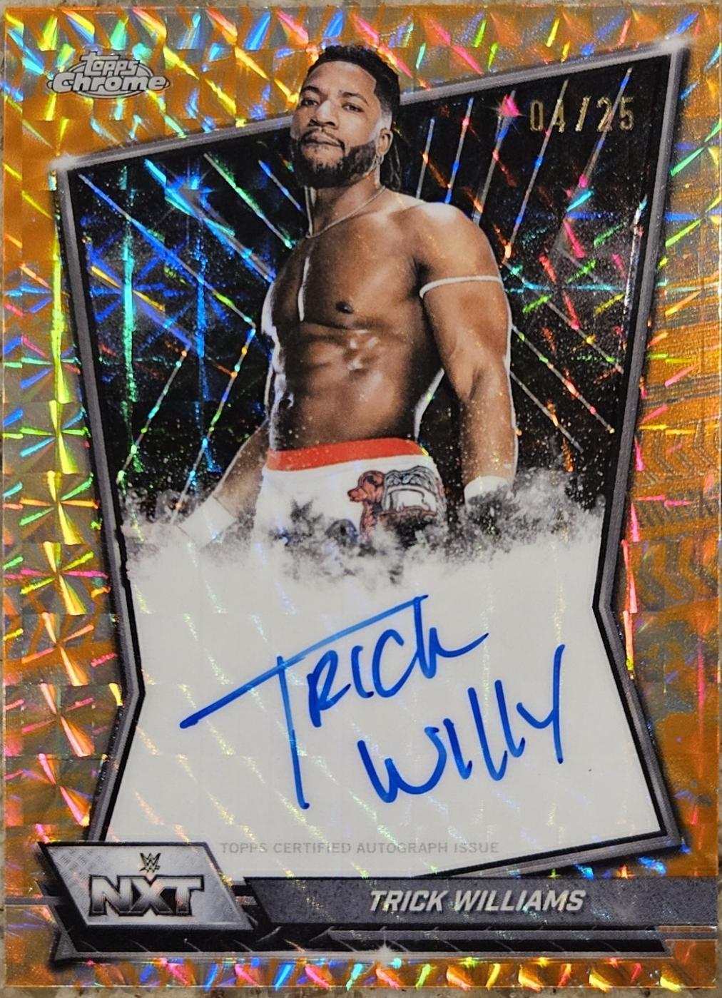 Trick Williams [Orange Geometric Refractor] #NXT-TRI