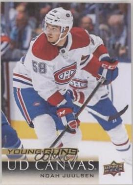 Noah Juulsen #C110 Hockey Cards 2018 Upper Deck Canvas