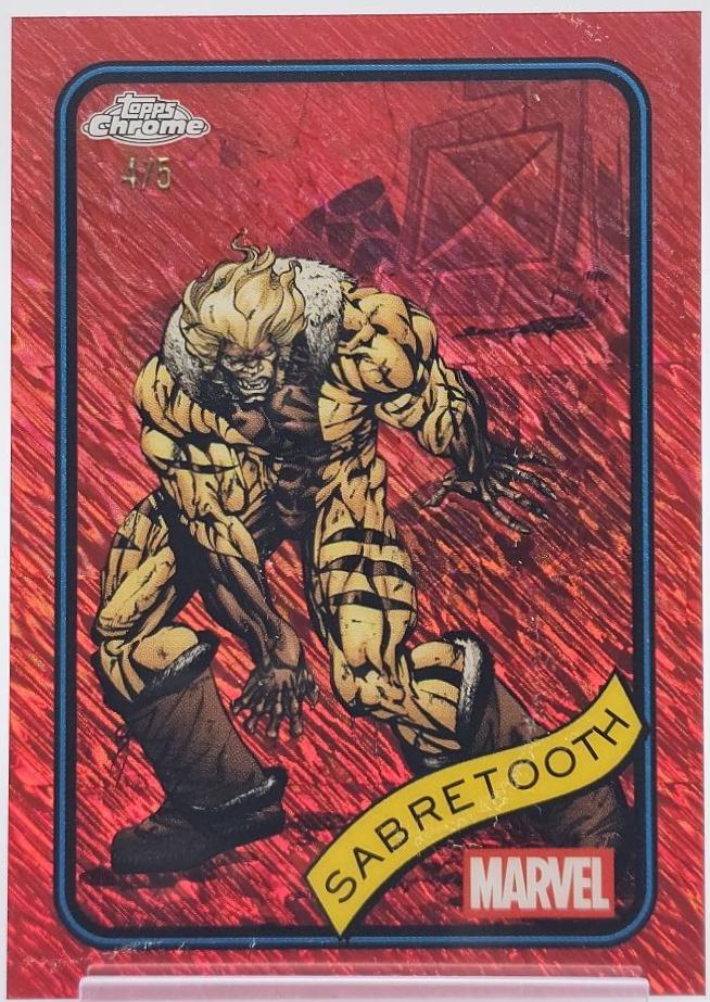 Sabretooth Red Shimmer Refractor