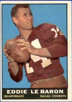 Eddie LeBaron #20 Football Cards 1961 Topps