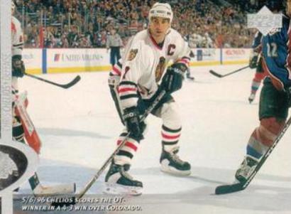 Chris Chelios #31 Hockey Cards 1996 Upper Deck