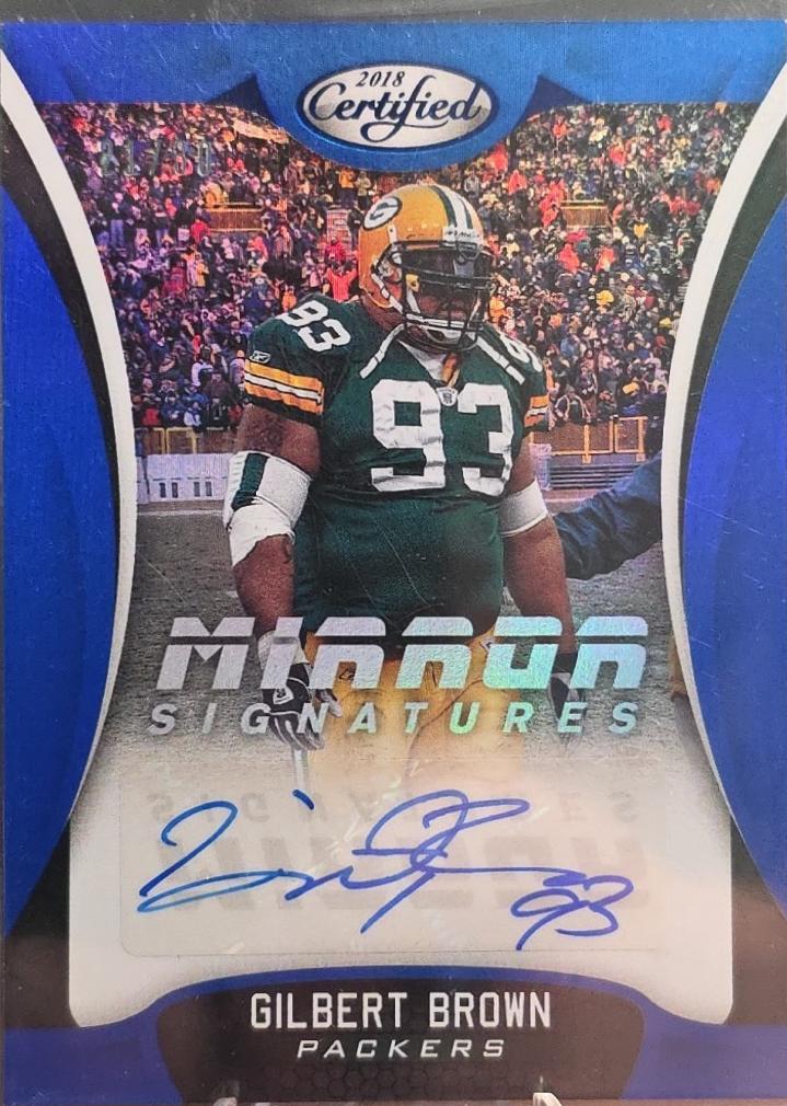 Gilbert Brown [Blue] #MS-GB