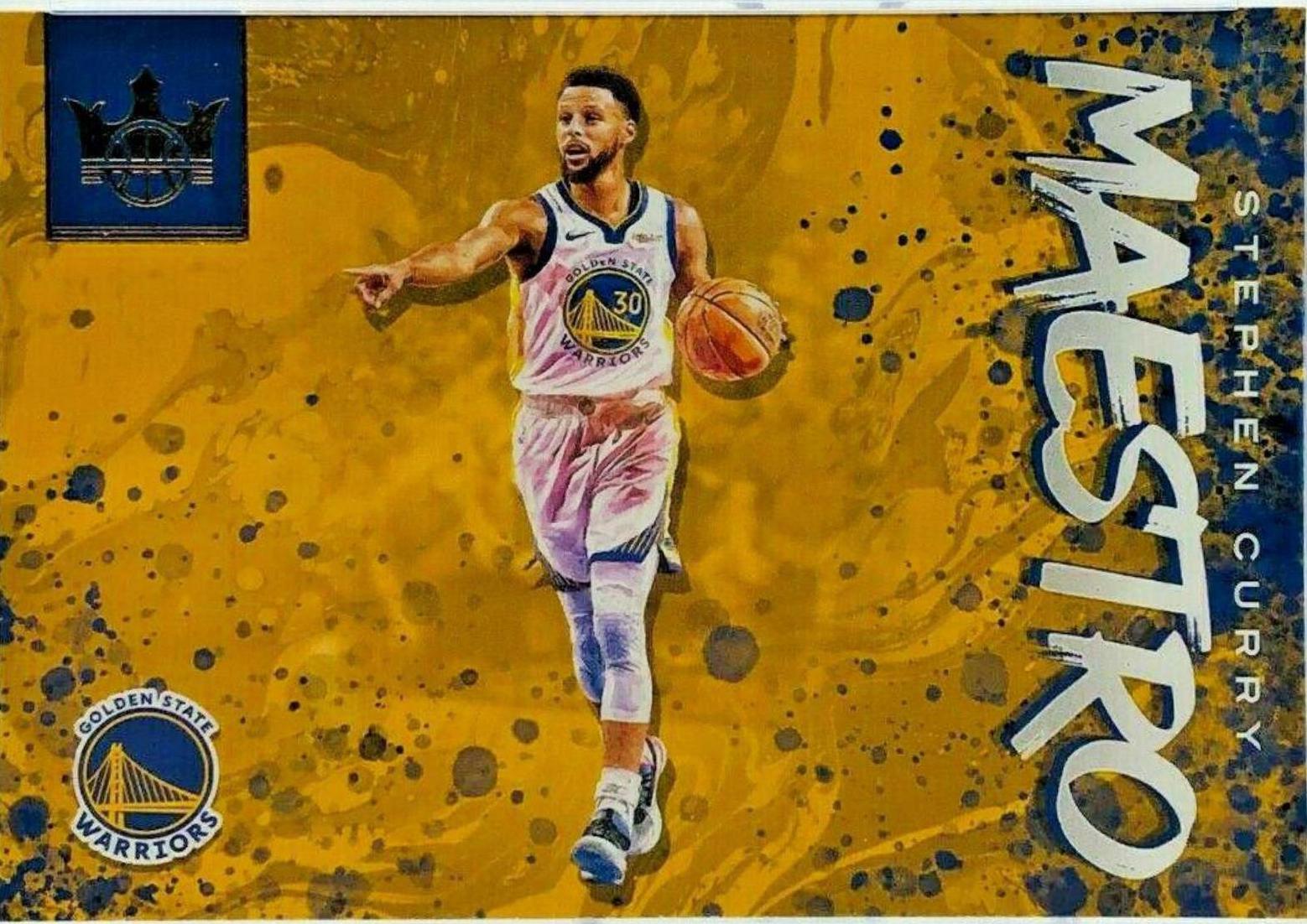 Stephen Curry #5 Basketball Cards 2019 Panini Court Kings Maestros