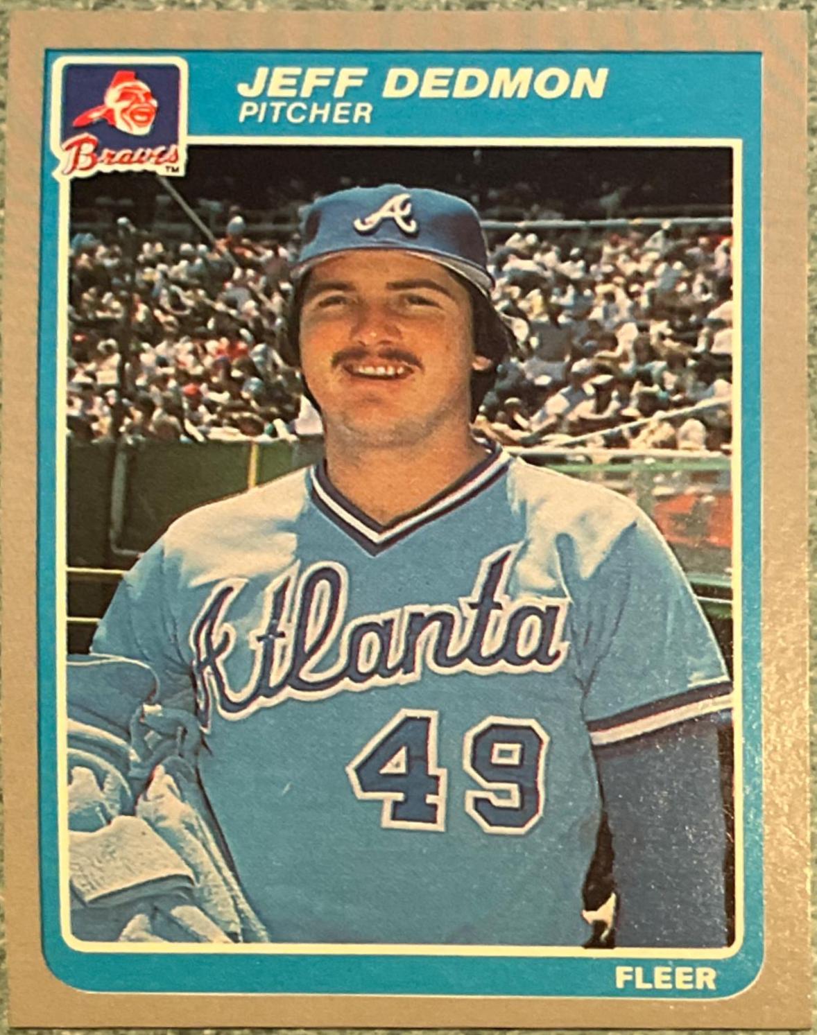 Jeff Dedmon #323 Baseball Cards 1985 Fleer
