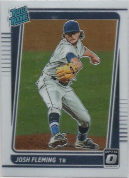 Josh Fleming #92 Baseball Cards 2021 Panini Donruss Optic