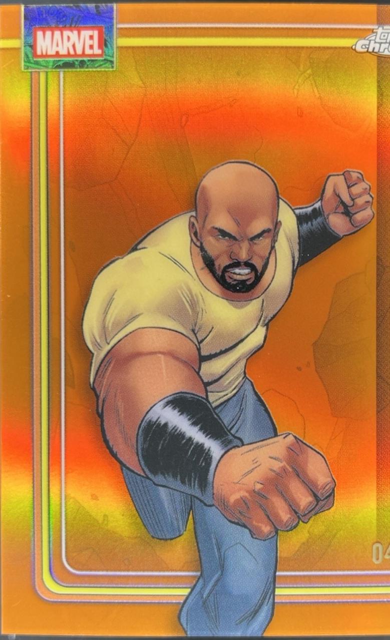 Luke Cage Orange Refractor