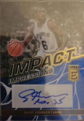 Avery Johnson #II-AVJ Basketball Cards 2022 Panini Donruss Elite Impact Impressions