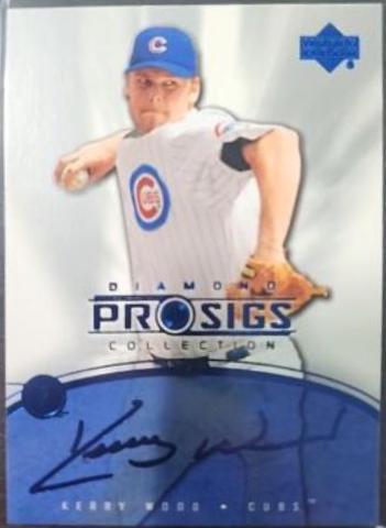 Kerry Wood #3 Baseball Cards 2004 Upper Deck Diamond Collection Pro Sigs