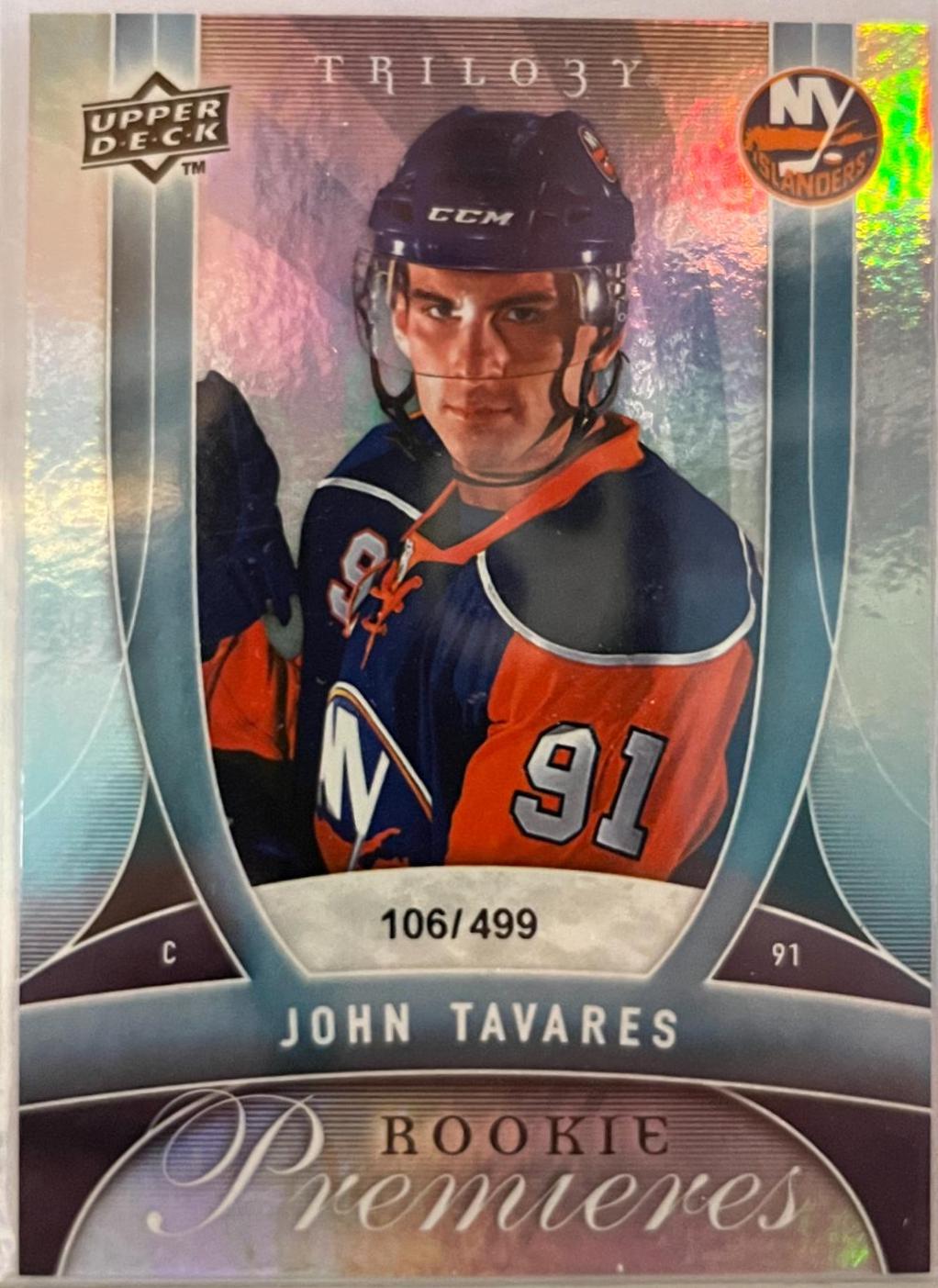 John Tavares #170 Hockey Cards 2009 Upper Deck Trilogy