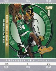 Paul Pierce #69 Basketball Cards 2003 Fleer Authentix Prices