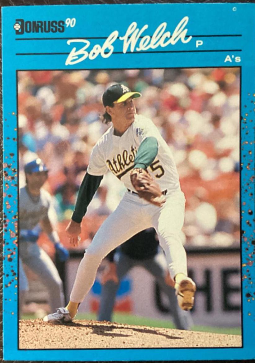 Bob Welch #67 Baseball Cards 1990 Donruss Best AL